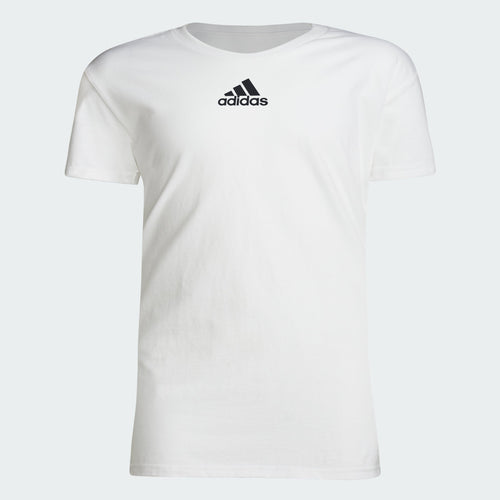 Kids' adidas SS PREGAME TEE BLANK LOGO