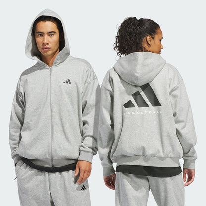 Men's adidas adidas Basketball Full-Zip Hoodie (Gender Neutral)
