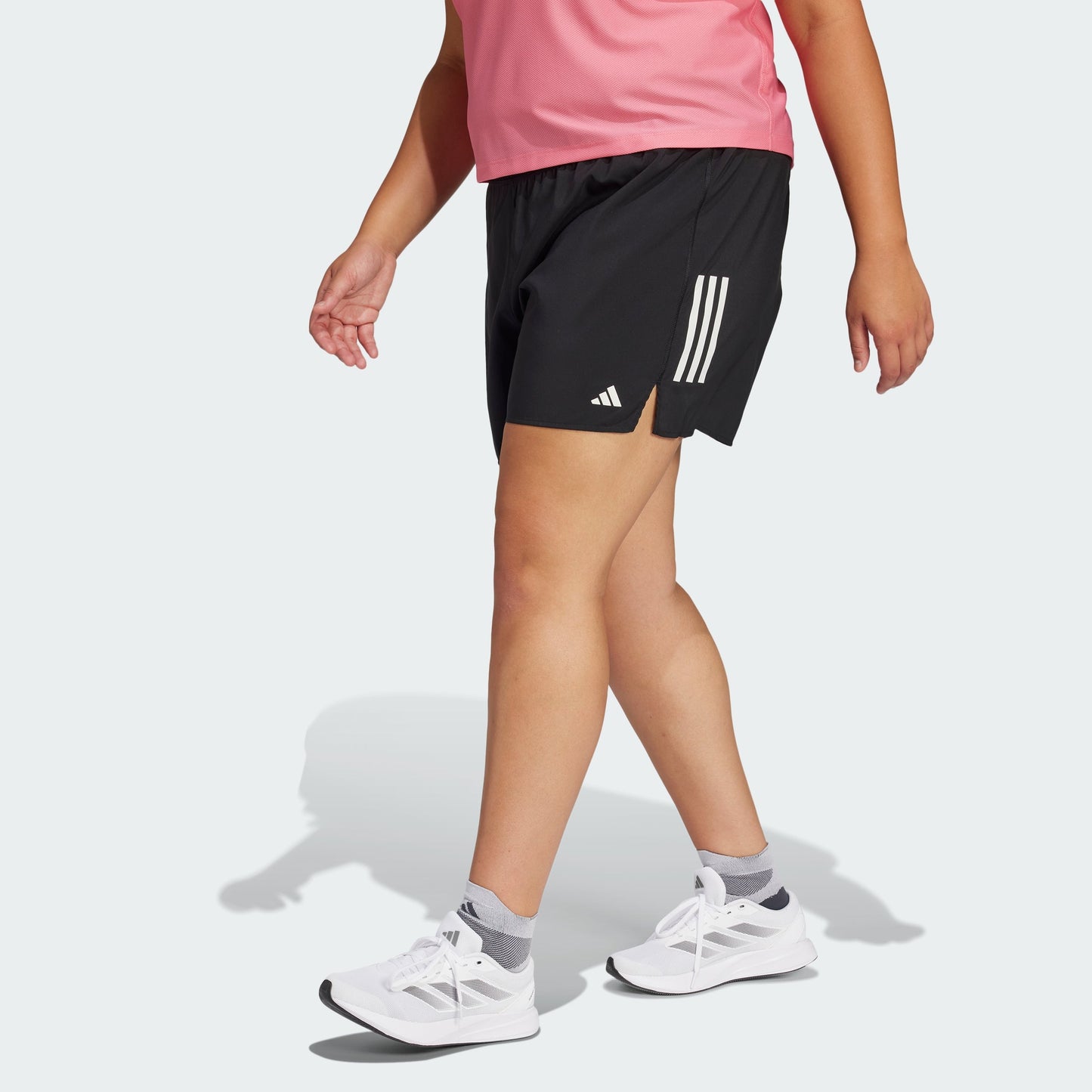 Women's adidas Own the Run AEROREADY Shorts (Plus Size)