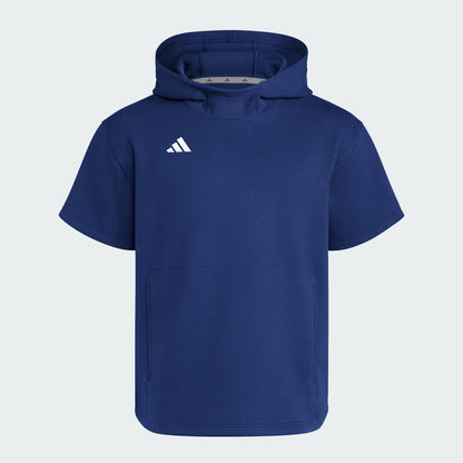 Men's adidas Dugout Short Sleeve Hoodie (Gender Neutral)